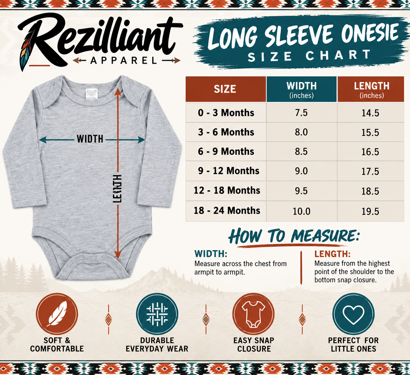 Frybread Crumb Catcher Baby & Toddler Long-Sleeve Onesie