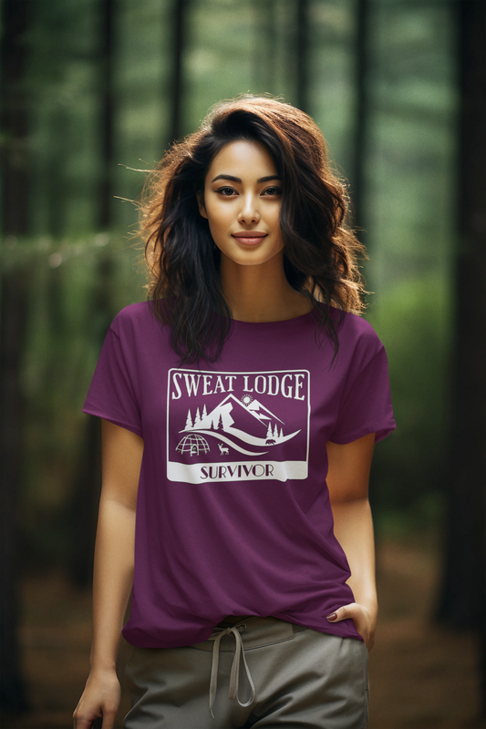 Sweat Lodge Survivor Native American Shirt (multiple color options)