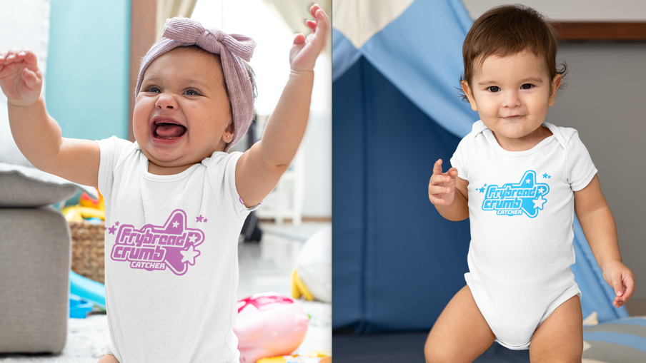 Frybread Crumb Catcher Native American Baby Bodysuit | Funny Indigenous Baby Clothes