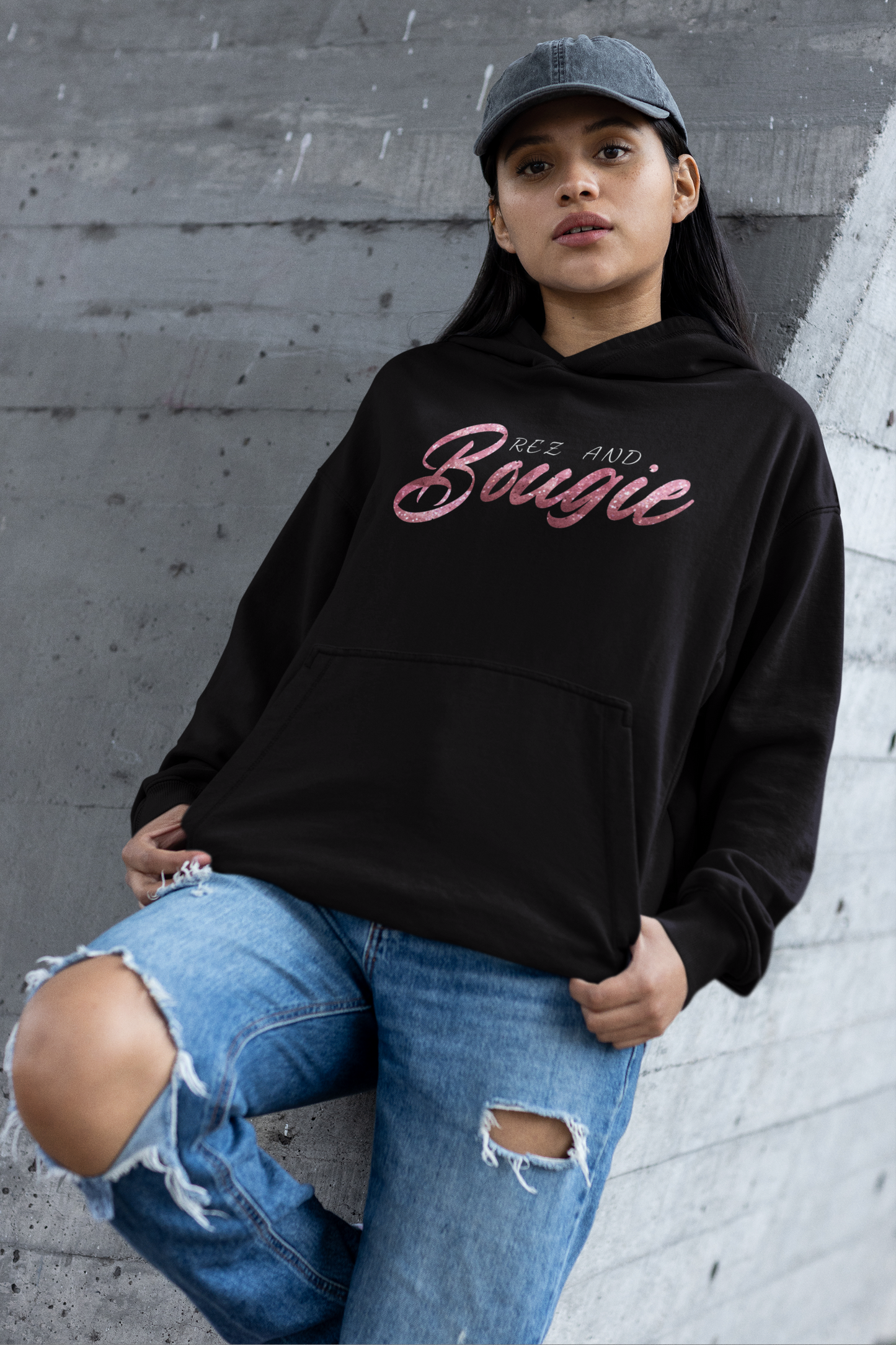 Rez and Bougie Native American Hoodie