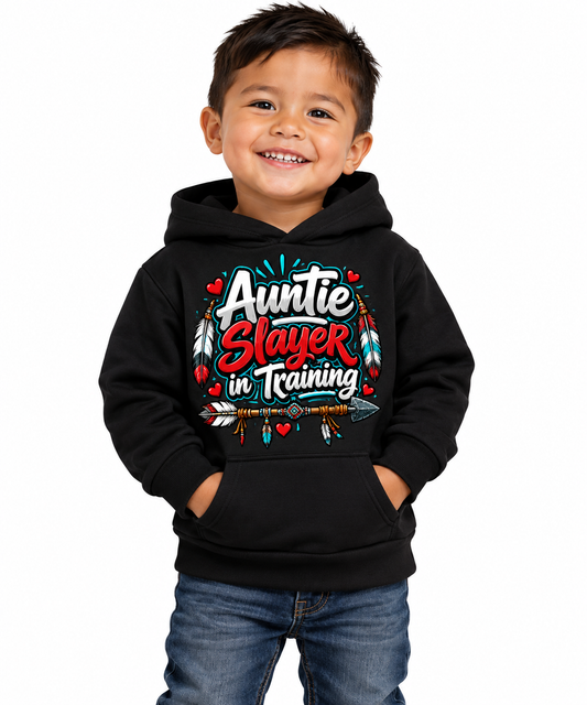 Auntie Slayer in Training Toddler Hoodie