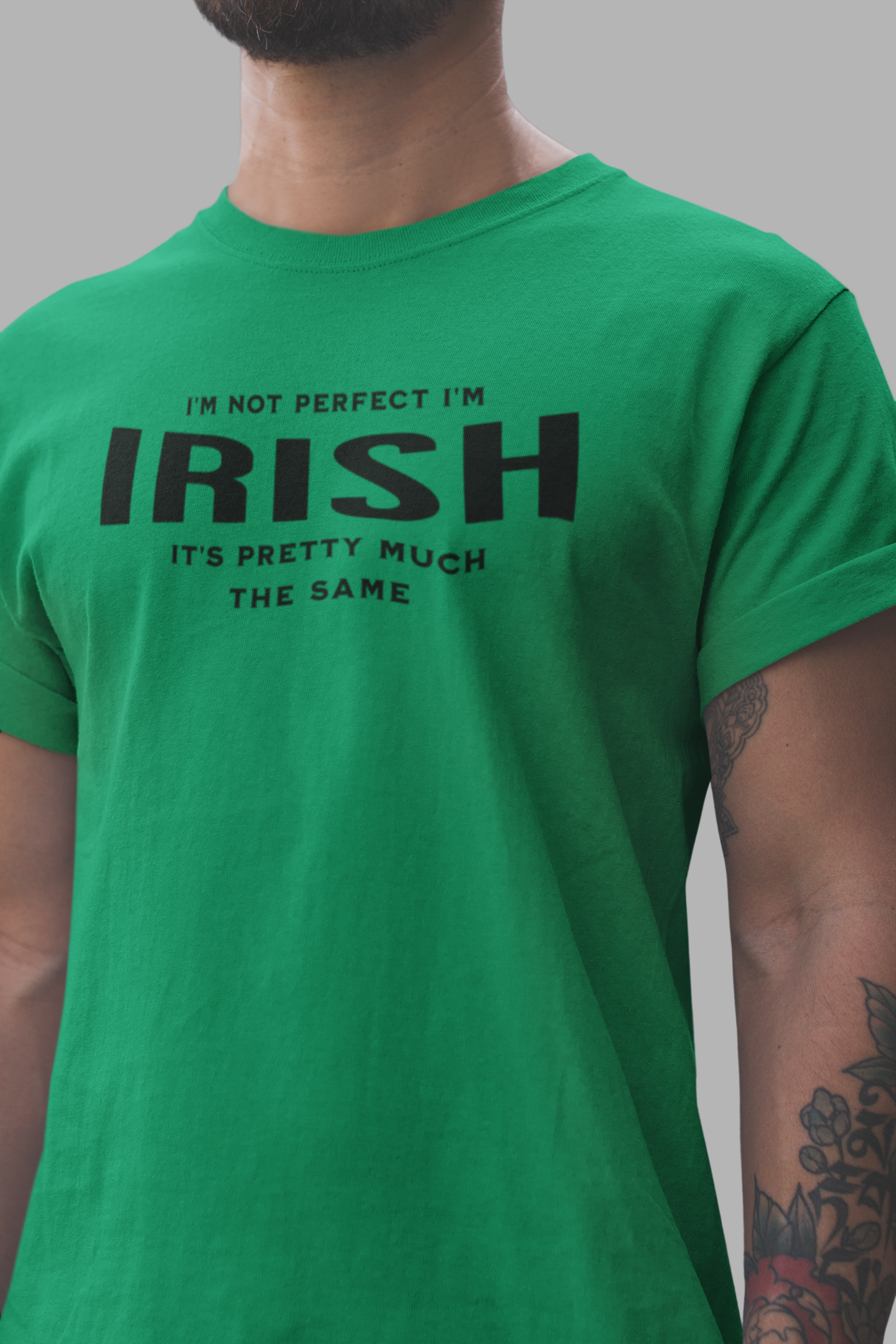 I'm Not Perfect I'm Irish Tee, gift shirt, Irish American Shirt, Funny Irish Sarcastic Tee, Gift for Her, Gift for Him, Funny T Shirt Tee, Irish Shirt, Funny Irish Sarcastic Tee, Funny T Shirt - Rezilliant Apparel