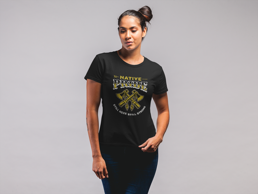 Native Pride –Native American Shirt FRONT ONLY (color options) - Rezilliant Apparel