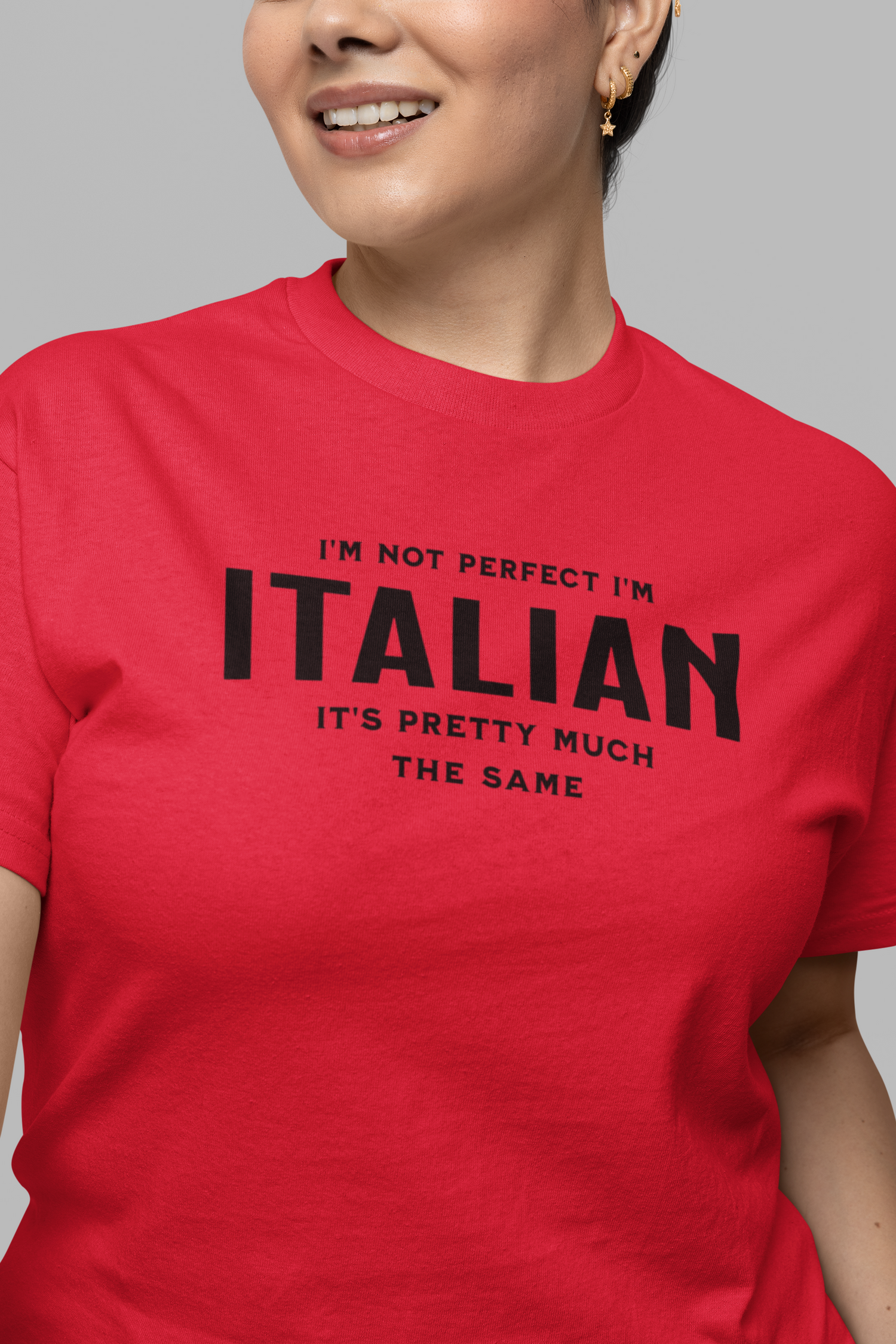 I'm Not Perfect I'm Italian Tee, gift shirt, Italian American Shirt, Funny Italian Sarcastic Tee, Gift for Her, Gift for Him, Funny T Shirt Tee, Italian Shirt, Funny Italian Sarcastic Tee, Funny T Shirt - Rezilliant Apparel
