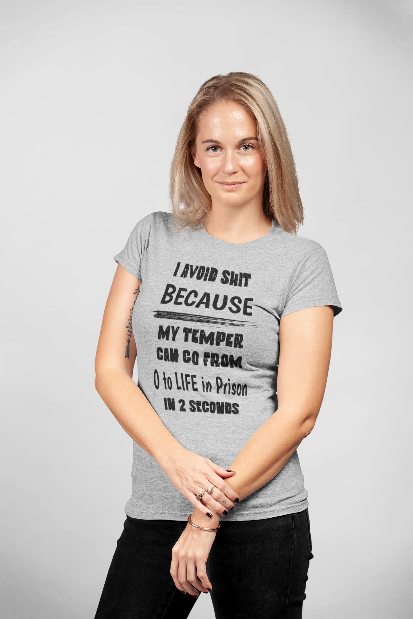 I Avoid Shit Because My Temper Shirt, Funny Sarcastic T, Gift for Her, Gift for Him, Funny T Shirt Holiday Gift, Sarcastic TShirt, 0 to Life, funny shirt, sarcastic t shirt, sarcastic shirt 
