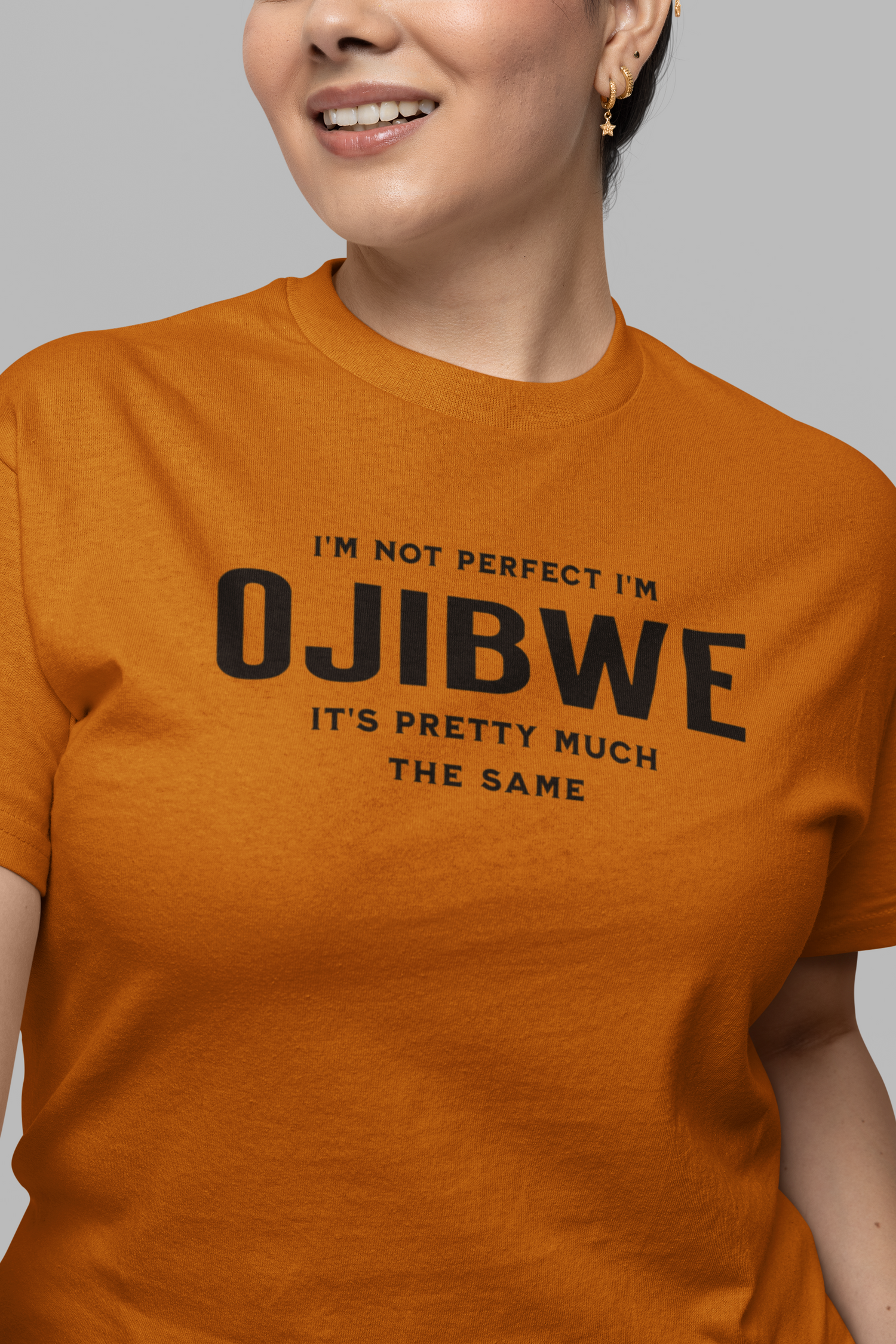 I'm Not Perfect I'm Ojibwe Tee, gift shirt, Native American Shirt, Funny Native Sarcastic Tee, Gift for Her, Gift for Him, Funny T Shirt Tee, Native American Shirt, Funny Native Sarcastic Tee, Funny T Shirt - Rezilliant Apparel