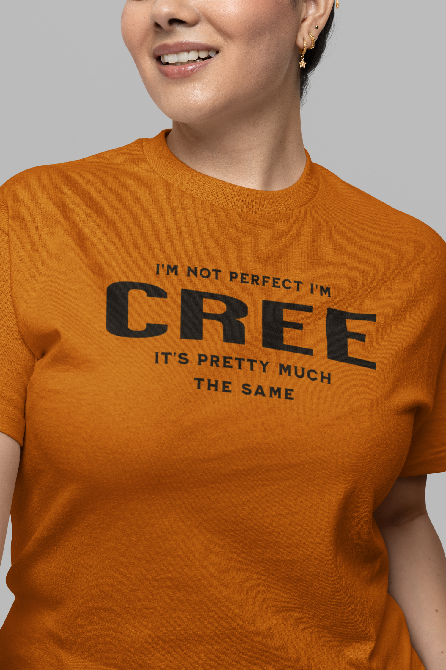 I'm Not Perfect I'm Cree Tee, gift shirt, Native American Shirt, Funny Native Sarcastic Tee, Gift for Her, Gift for Him, Funny T Shirt Tee, Native American Shirt, Funny Native Sarcastic Tee, Funny T Shirt - Rezilliant Apparel