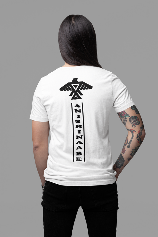 Anishinaabe front and back Totem Style t shirt (multiple color options) - Rezilliant Apparel