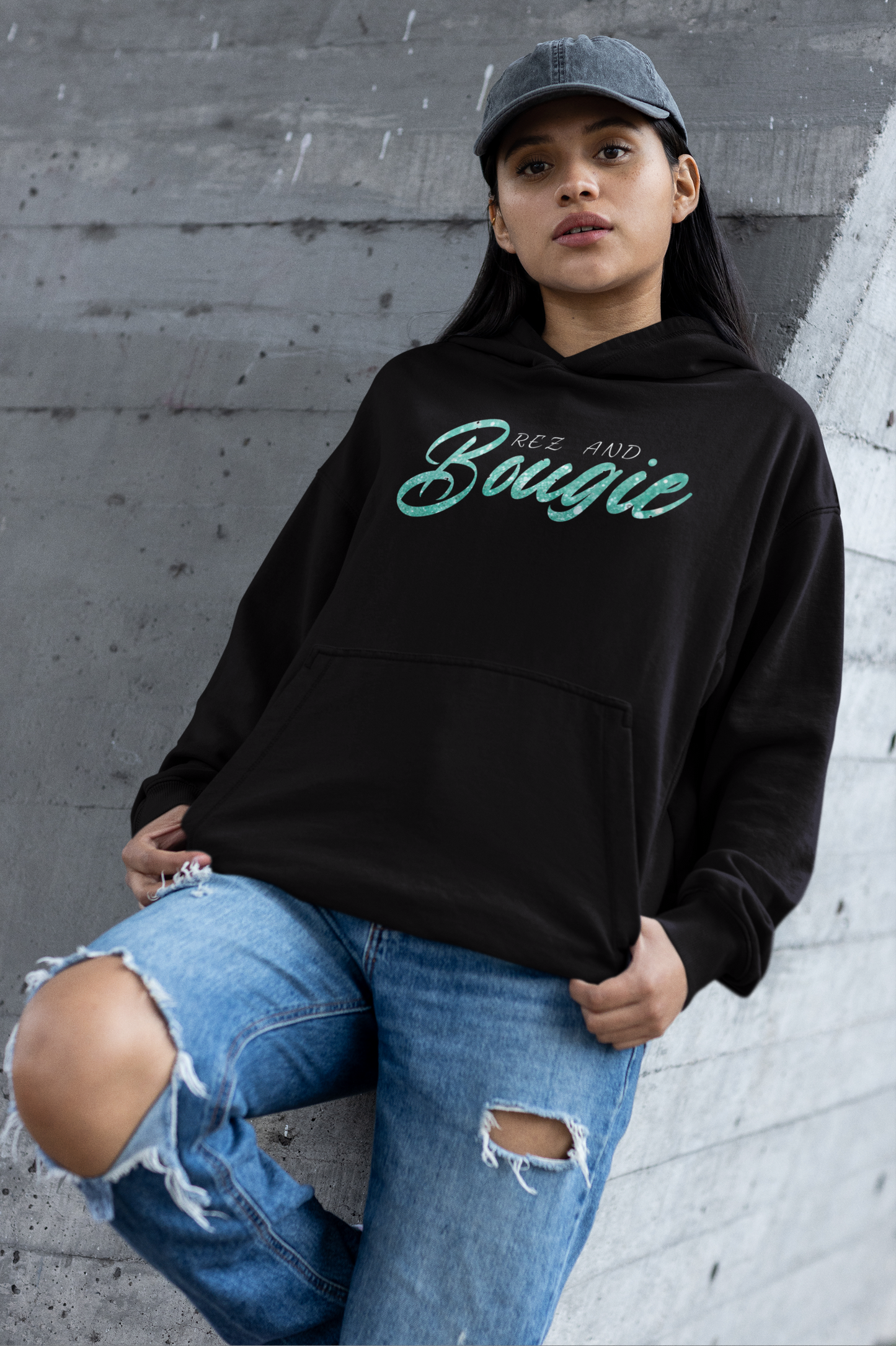 Rez and Bougie Native American Hoodie
