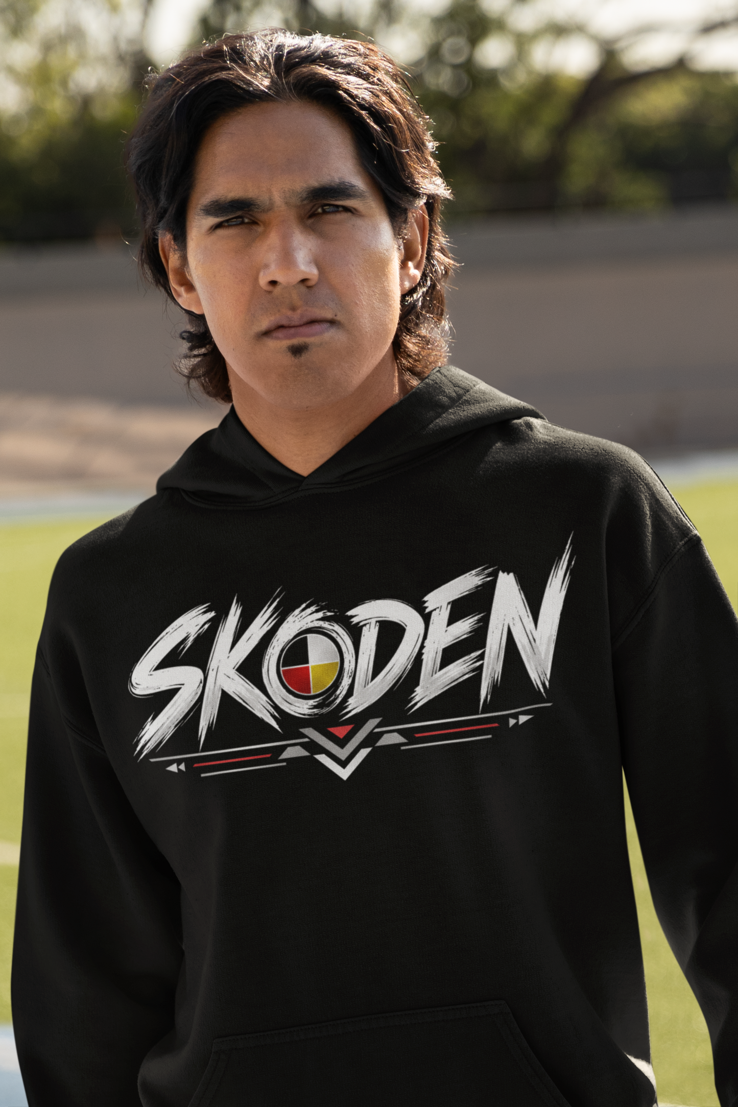 SKODEN Native American Hoodie – Indigenous Pride Graphic Pullover Sweatshirt