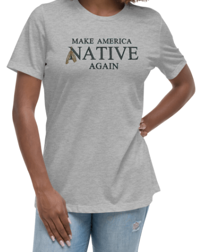 Make America Native Again Embroidered Shirt – Color Options - Rezilliant Apparel