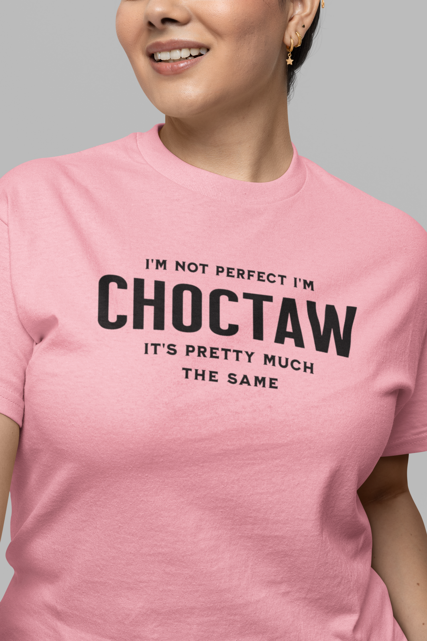 I'm Not Perfect I'm Choctaw Tee, gift shirt, Native American Shirt, Funny Native Sarcastic Tee, Gift for Her, Gift for Him, Funny T Shirt Tee, Native American Shirt, Funny Native Sarcastic Tee, Funny T Shirt - Rezilliant Apparel