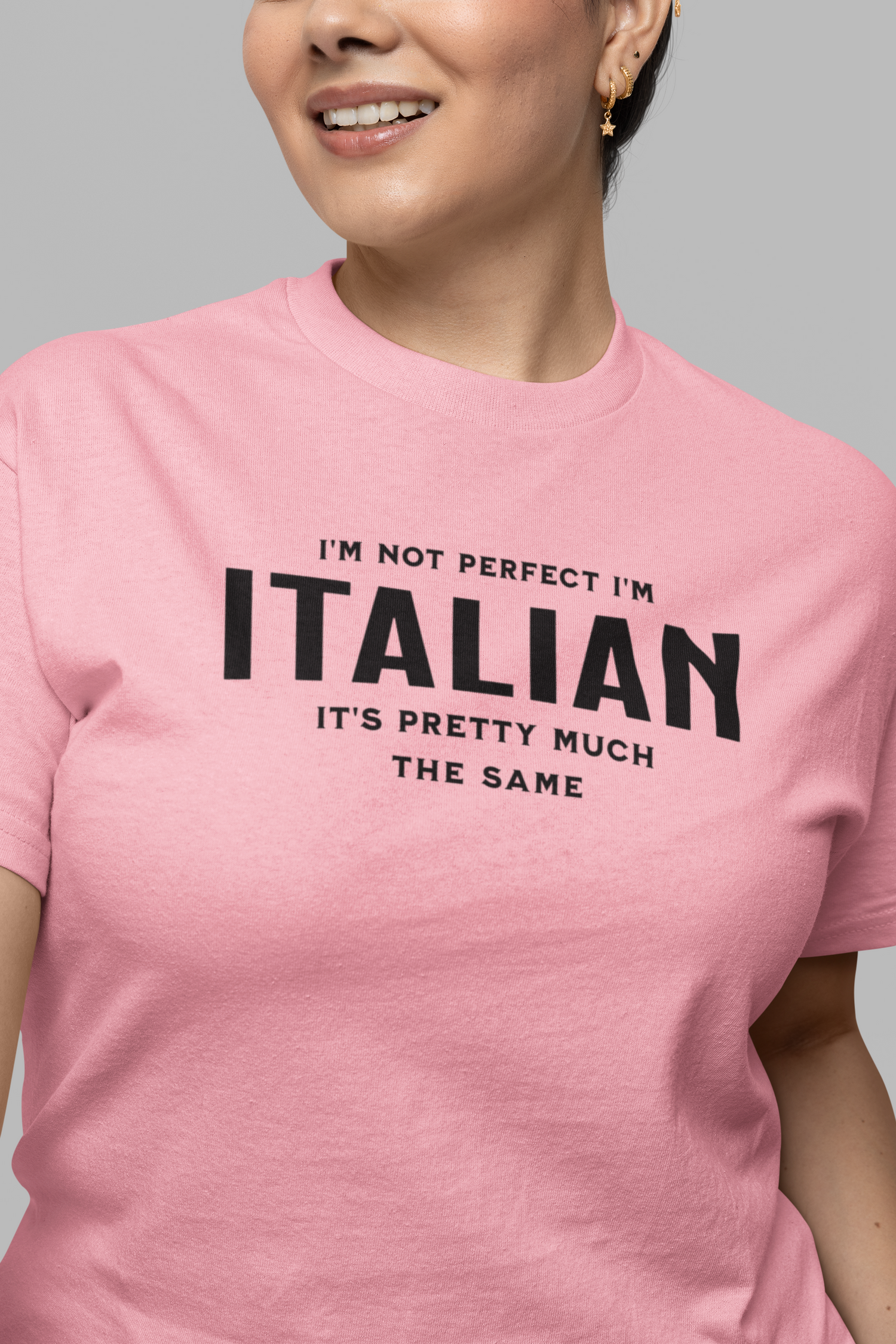 I'm Not Perfect I'm Italian Tee, gift shirt, Italian American Shirt, Funny Italian Sarcastic Tee, Gift for Her, Gift for Him, Funny T Shirt Tee, Italian Shirt, Funny Italian Sarcastic Tee, Funny T Shirt - Rezilliant Apparel