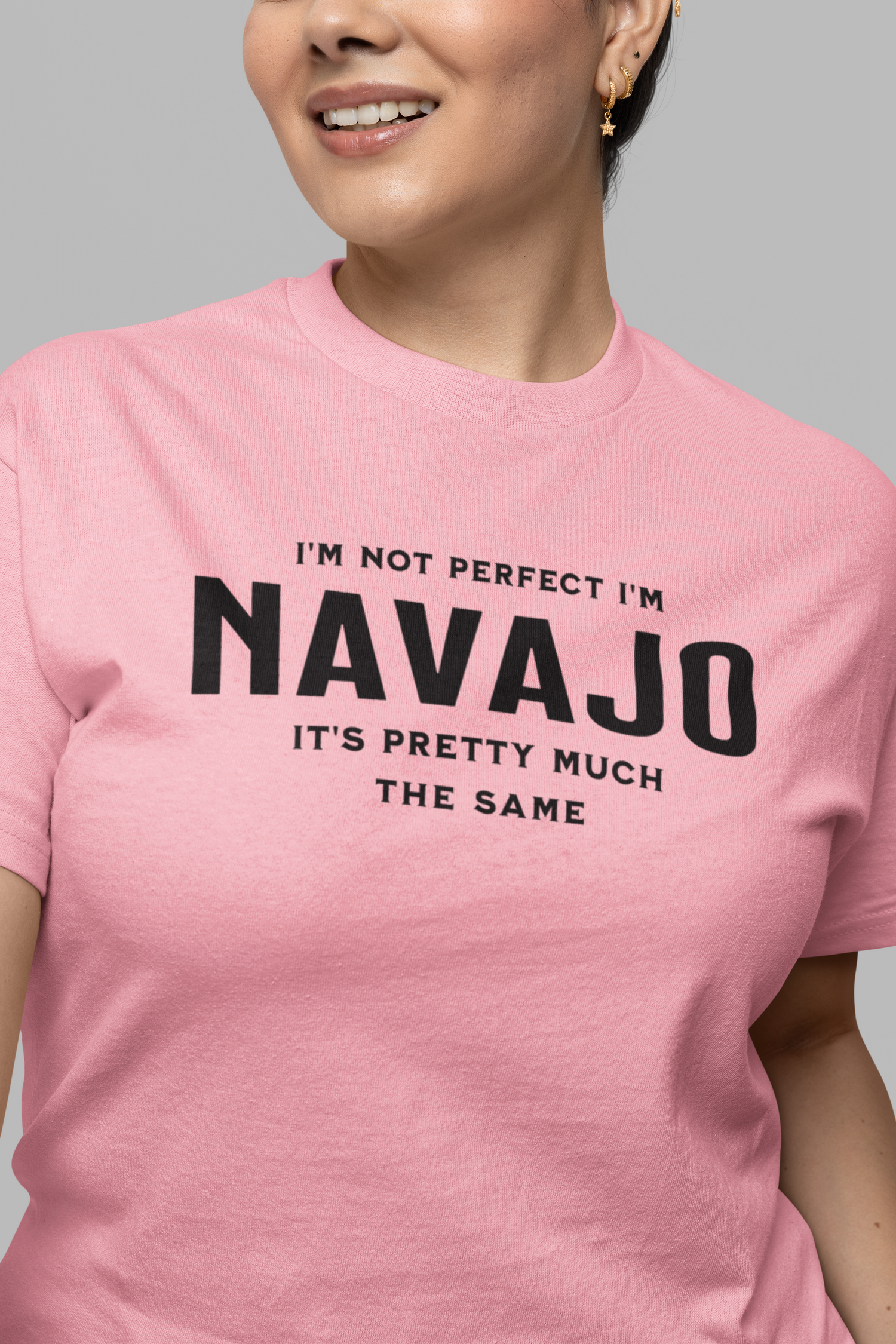 I'm Not Perfect I'm Navajo Tee, gift shirt, Native American Shirt, Funny Native Sarcastic Tee, Gift for Her, Gift for Him, Funny T Shirt Tee, Native American Shirt, Funny Native Sarcastic Tee, Funny T Shirt - Rezilliant Apparel