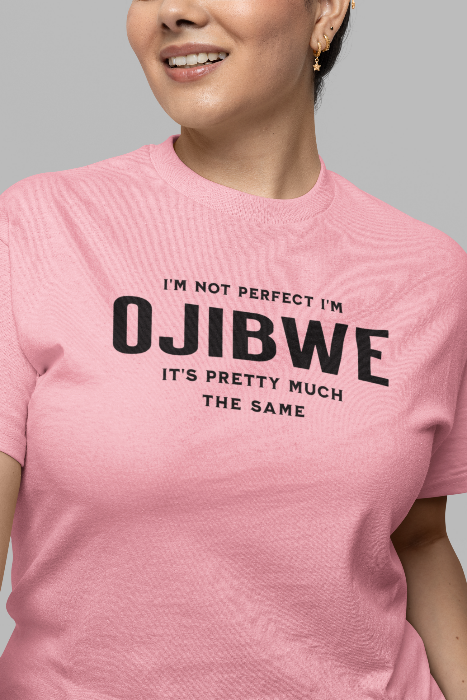 I'm Not Perfect I'm Ojibwe Tee, gift shirt, Native American Shirt, Funny Native Sarcastic Tee, Gift for Her, Gift for Him, Funny T Shirt Tee, Native American Shirt, Funny Native Sarcastic Tee, Funny T Shirt - Rezilliant Apparel