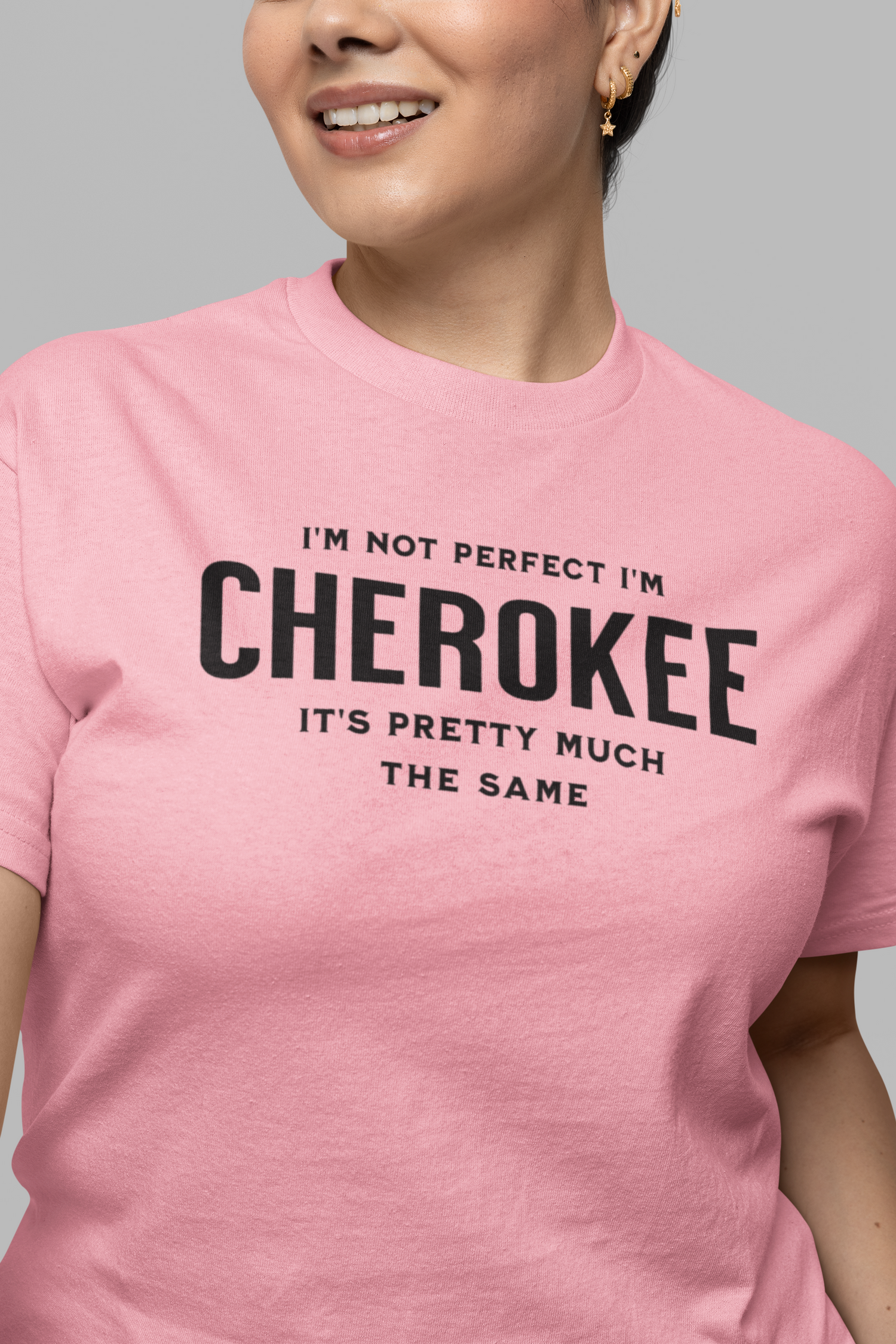 I'm Not Perfect I'm Cherokee Tee, gift shirt, Native American Shirt, Funny Native Sarcastic Tee, Gift for Her, Gift for Him, Funny T Shirt Tee, Native American Shirt, Funny Native Sarcastic Tee, Funny T Shirt - Rezilliant Apparel