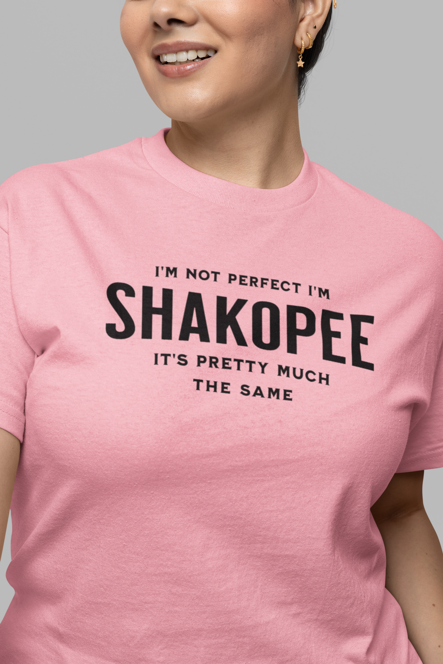 I'm Not Perfect I'm Shakopee Tee, Native American Shirt, Funny Native Sarcastic Tee, Funny T Shirt - Rezilliant Apparel