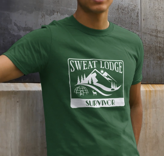 Sweat Lodge Survivor Native American Shirt (multiple color options) - Rezilliant Apparel
