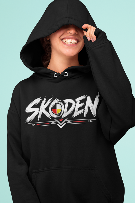 SKODEN Native American Hoodie – Indigenous Pride Graphic Pullover Sweatshirt