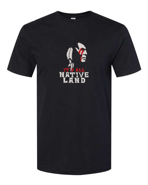 It's All Native Land Native American Embroidered Shirt - Rezilliant Apparel